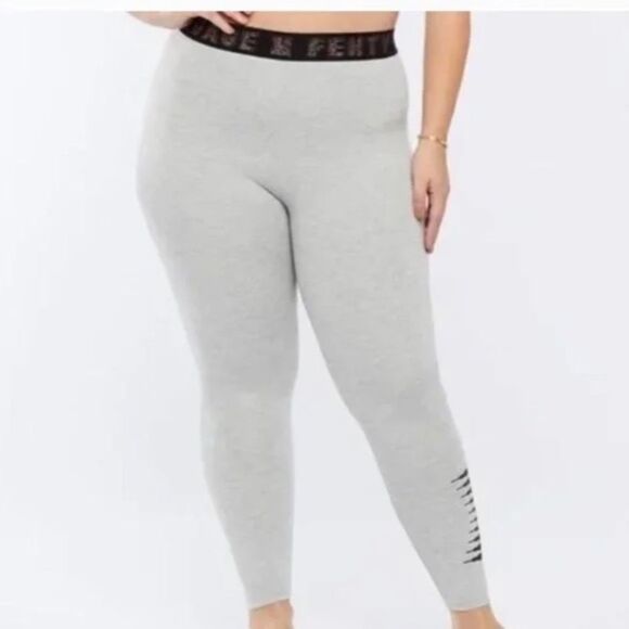 SAVAGE X FENTY Forever Savage Logo Leggings in Grey M Medium - Picture 1 of 8